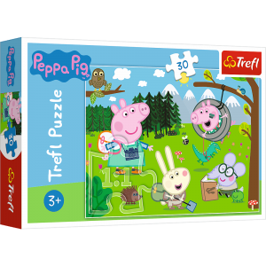 Puzzle Trefl 30el Świnka Peppa: Wyprawa